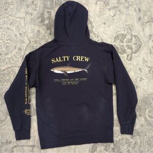Kids Salty crew hoodie sweater & salty crew long leeve shirt